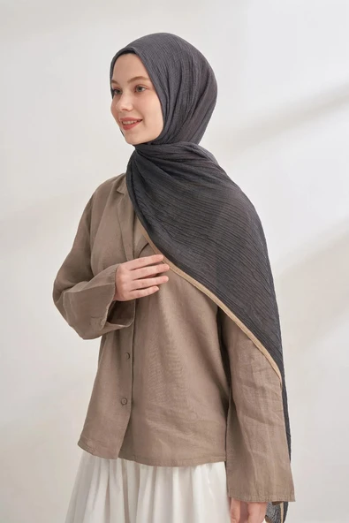 3359 ARMANDA ŞAL BİYELİ DEGRADE - Resim 6