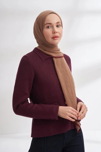 3352 ARMANDA MÜSLİN ŞAL BİYELİ - Resim 9