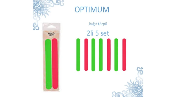 Optimum Kağıt Törpü 5'li set ürün görseli 1