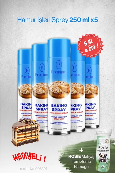 Premium Hamur İşleri 250 ML, 5 AL 4 ÖDE Hediyeli ürün görseli 1
