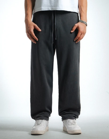 Premium Acid Wash Baggy Eşofman Altı ürün görseli 1