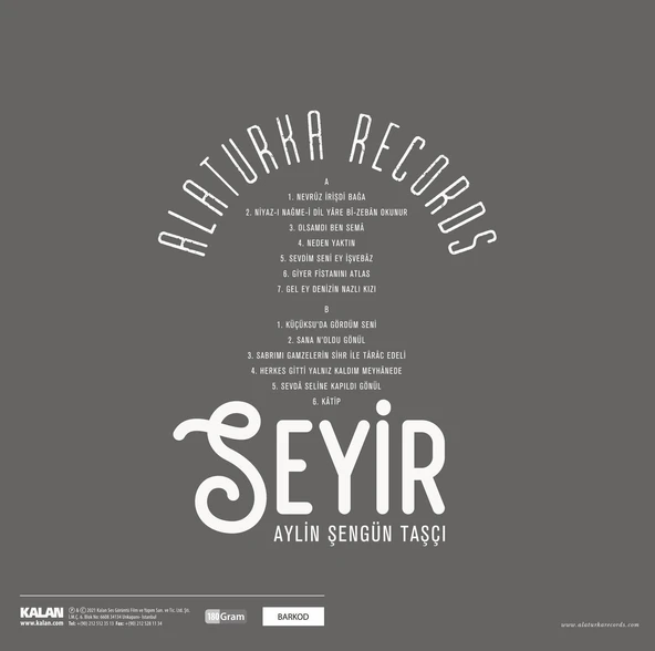 Aylin Şengün Taşçı  Seyir - Plak - Resim 2