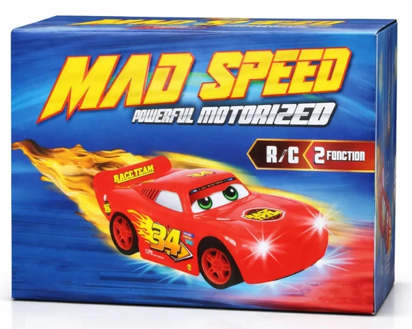 Cars Şimşek Mcqueen Uzaktan Kumandalı Işıklı Araba ürün görseli 1