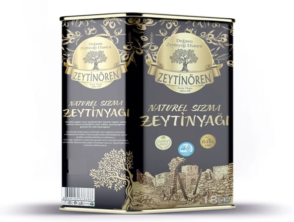 Zeytinören 18 Lt Natürel Sızma Soğuk Sıkım Zeytinyağı ürün görseli 1