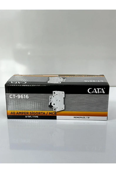 CT-9616 CATA 1X40 AMP SİGORTA B TİPİ MONOFOZE ürün görseli 1