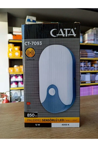 Ct 7093 Dış Mekan Sensörlü Led Aplik Gün Işığı ürün görseli 1