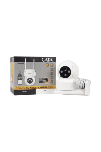 Ct-4051 V2 Gece Görüşlü Akıllı Dış Mekan Kamera (YENİ MODEL) ürün görseli 1