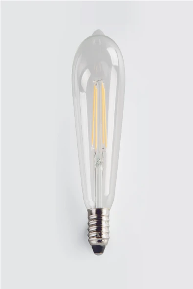 Rustik Led Ampül Flamanlı Şeffaf 8w Beyaz Işık CT-4353-B ürün görseli 1