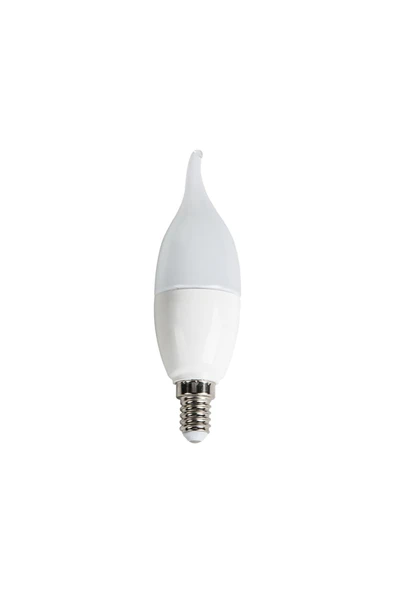 7W Beyaz Led Kıvrık (Mum) Buji Ampul küçük duy 6400LM Ct 4080 ürün görseli 1