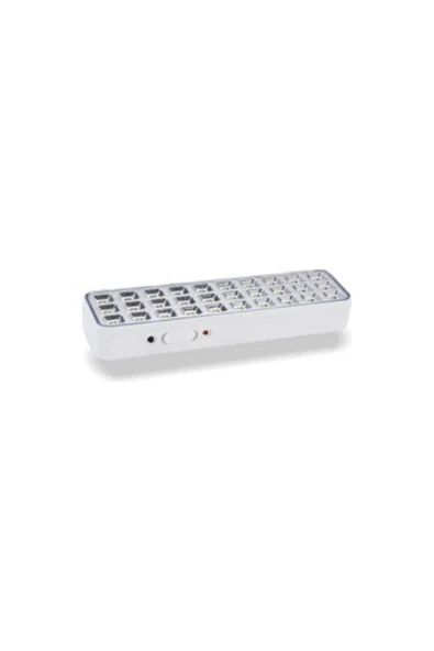 4W 32 Ledli Şarj Edilebilir Lityum Batarya Beyaz Işıldak Hs 5205 ürün görseli 1