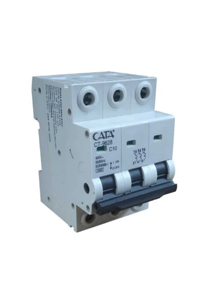 CT-9628 10 amper Sigorta C TİPİ / TRİFAZE / 4.5 kA ürün görseli 1