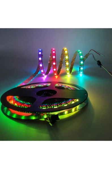 5 Metre 12 Volt 3 Çipli Dış Mekan Rgb Şerit Led (ct-4534) ürün görseli 1