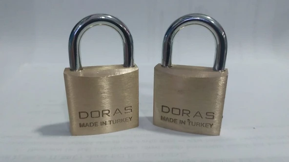 Ersa Doras 30 Mm 2 li Sarı Pas Sistem Asma Kilit ürün görseli 1