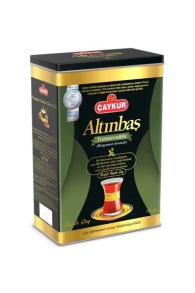 Çaykur Altınbaş Çay Teneke Kutu Bergamotlu 400gr * 1 Adet ürün görseli 1