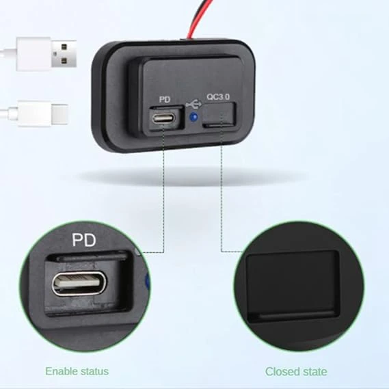 USB Car Charger - UCC-328 QC PD - Resim 4