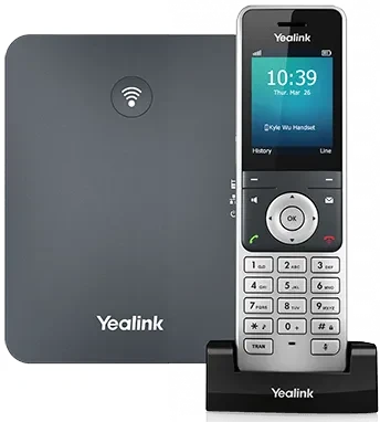 Yealink W76P DECT IP Telefon – W70B Baz İstasyonu + W56H Kablosuz El Terminali, SIP VoIP HD Ses ürün görseli 1