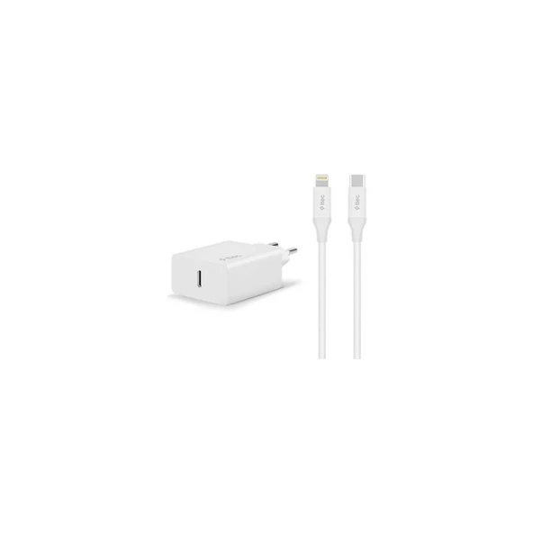 2SCP01CB Smartcharger 20W Pd Usb-C To Usb-C 3A Kablo + Şarj Aleti Beyaz ürün görseli 1