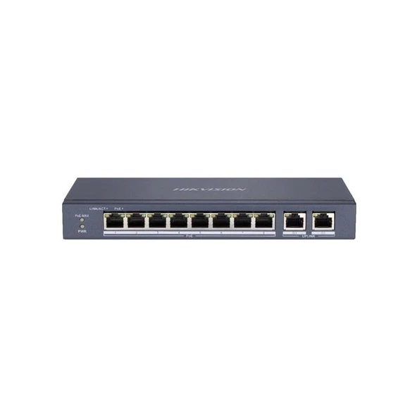 DS-3E0310P-E-M 8 Portlu 10-100 Fast Ethernet Switch 8 Port Poe 60W ürün görseli 1