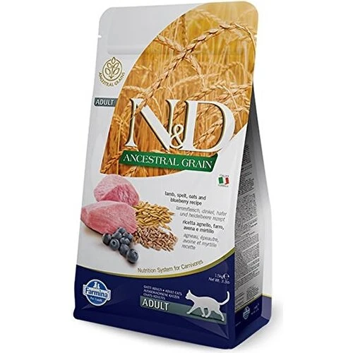 N&d Düşük Tahıllı Kuzu Etli Yetişkin Kedi Maması 1.5 kg ürün görseli 1