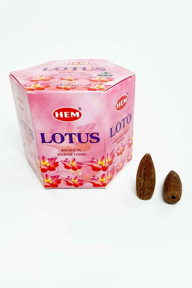 10 Adet Geri Akış Backflow Şelale Tütsü Konisi Tütsü Back Lotus Çiçeği Kokulu ürün görseli 1