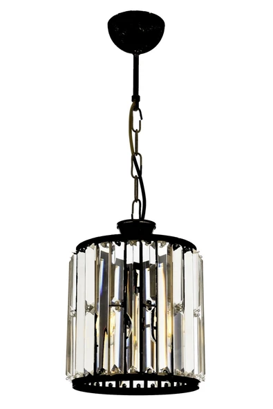 AVONNI AV-60029-1BSY Siyah Boyalı Modern Avize E27 Metal Kristal 20cm ürün görseli 1