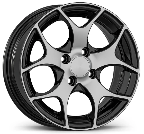 FD-15019 6.5X15 4X108 ET25 67.1 Black Diamond Jant ürün görseli 1