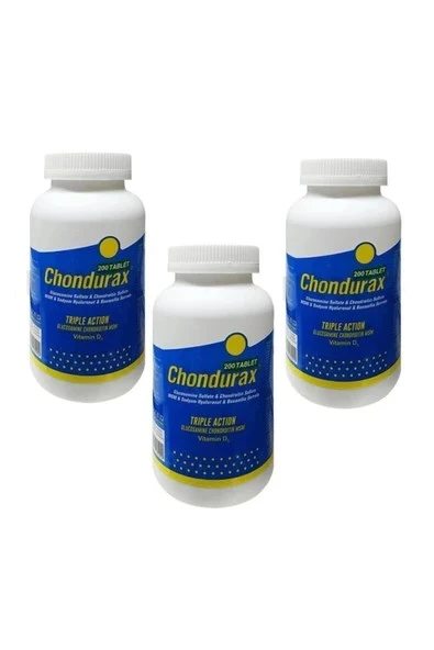Chondurax Glucosamine Chondroitin MSM 200 Tablet 3'lü ürün görseli 1