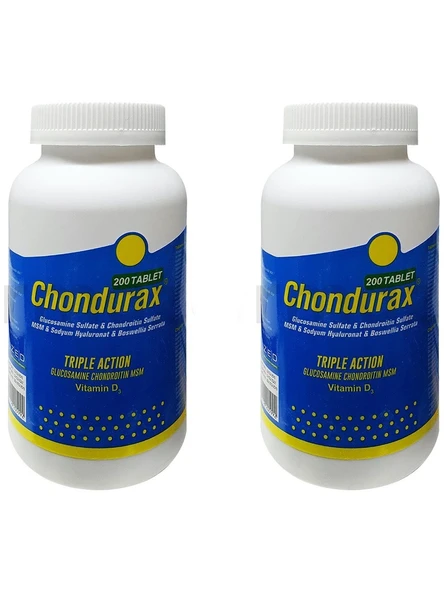 Chondurax Glucosamine Chondroitin MSM 200 Tablet 2'li ürün görseli 1