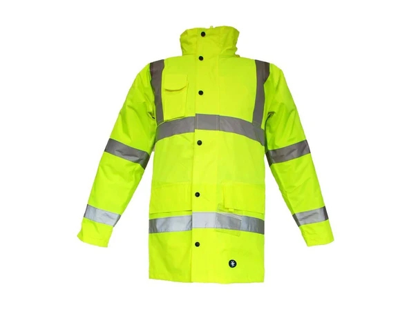 JUNIOR JN1011 XXXL Sarı Waterproof Fosforlu Oxford Parka ürün görseli 1