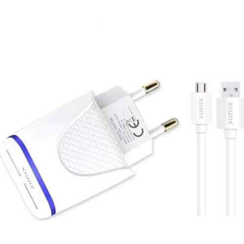 sunix s-209 çift girişli başlıgı ve mıcro cable ürün görseli 1