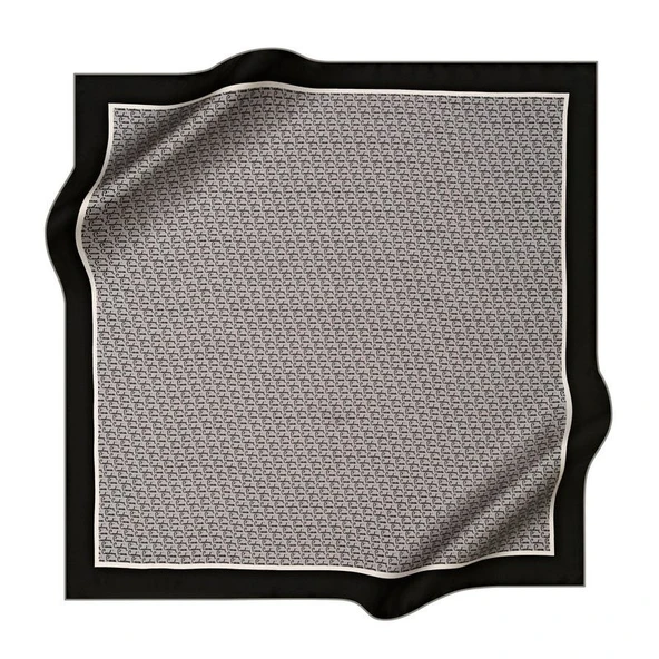 Twill İpek  Eşarp - 8586438 - Resim 3