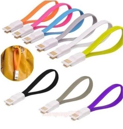 Micro USB 20 cm Mıknatıslı PowerBank Kablosu (Yeşil) ürün görseli 1
