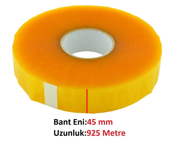 Büyük Rulo 45mm x 925m Makine Bandı Paketleme Bandı m2 ürün görseli 1