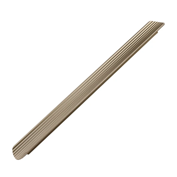 Kanal Kulp Gold Çizgili 512 mm Metal Mobilya Gardırop Çekmece Dolap Kapak Kulpu Kulbu Modern Kulplar ürün görseli 1