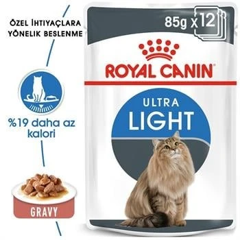 Royal Canin Light Weight Sos İçinde Yetişkin Kedi Konservesi 85gr X 12 Adet ürün görseli 1