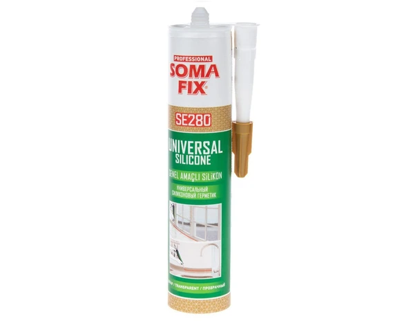 SOMAFİX SE284 Genel Amaçlı Silikon Gri 280gr ürün görseli 1