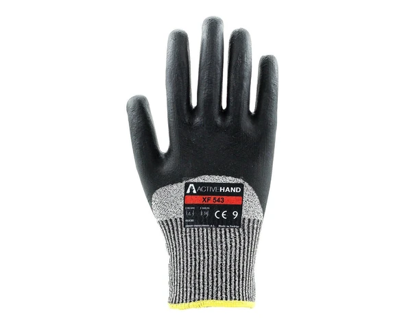 Köpük Nitril Kaplı Polietilen Kesilmeye Dayanıklı Eldiven XF 543 GR/SY NO:7 3/4 ürün görseli 1
