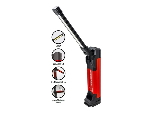 İZELTAŞ COB LED Katlanır Çalışma Lambası 400 LM ürün görseli 1