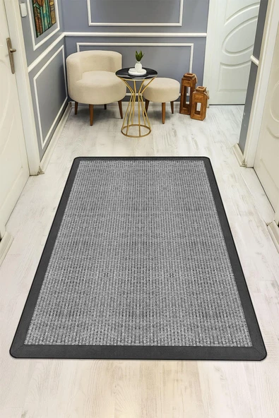 MODERN Desenli Süngerli Kaymaz Dot Taban Dijital Baskı Halı H0832 RENKLİ 80 X 300 ürün görseli 1
