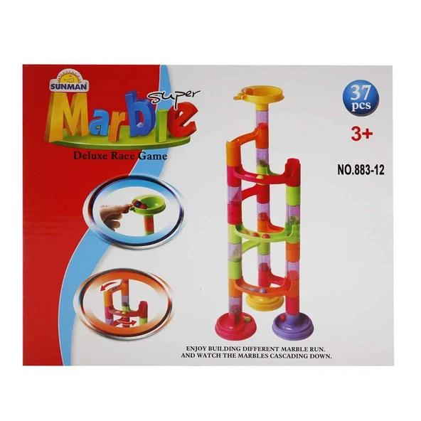 S00004828 YFN-OYUN SUP.MARBLE DELUXE RACE - 37PRÇ ürün görseli 1