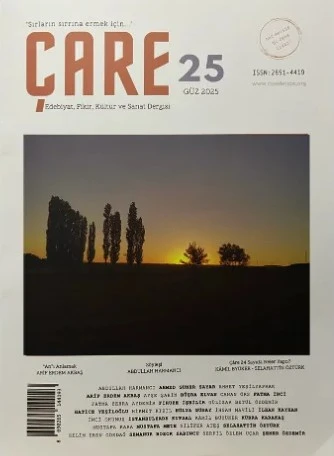 Çare Dergi 25.Sayı Güz 2025 ürün görseli 1