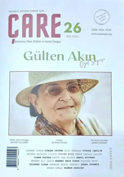 Çare Dergi 26.Sayı Kış 2025 ürün görseli 1