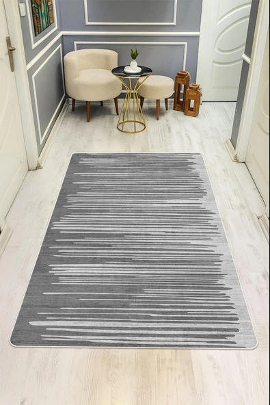 Modern Desenli Dijital Baskı Kaymaz Taban Halı H1130 Renkli 180 X 280 ürün görseli 1