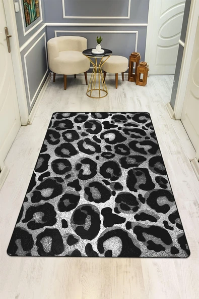 Modern Desenli Dijital Baskı Kaymaz Taban Halı H1084 Renkli 100 X 200 ürün görseli 1