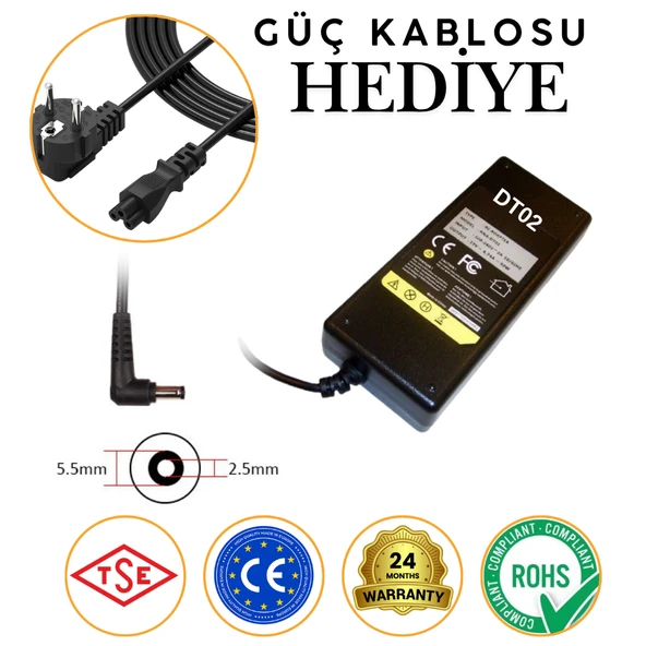 Casper ile Uyumlu Nirvana CN-VTI740A  Adaptör Şarj Cihazı ürün görseli 1