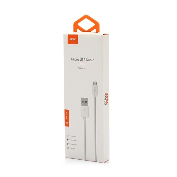 AVEC  USB ŞARJ KABLOSU 1M AV-W101B - Resim 2