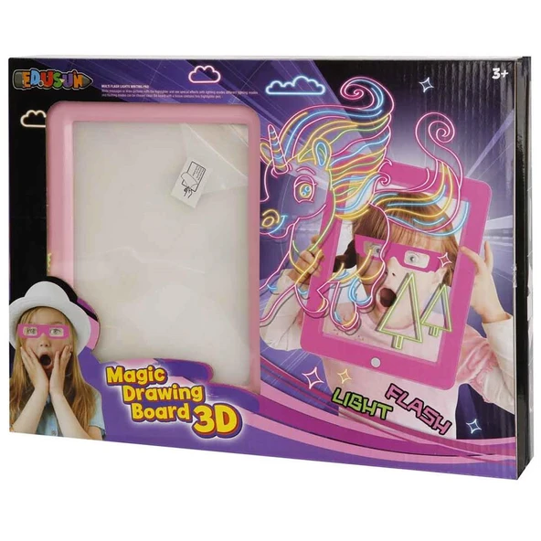 DOODLE 3D SİHİRLİ ÇİZİM TAHTASI PEMBE VEYA BEYAZ ürün görseli 1