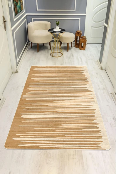 Modern Desenli Dijital Baskı Kaymaz Taban Halı H1129 Renkli 200 X 300 ürün görseli 1