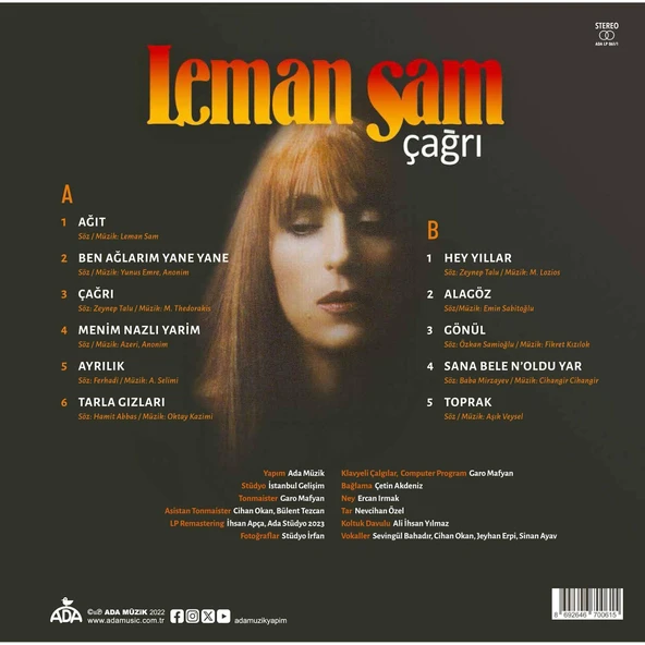 Leman Sam Çağrı - Plak - Resim 4