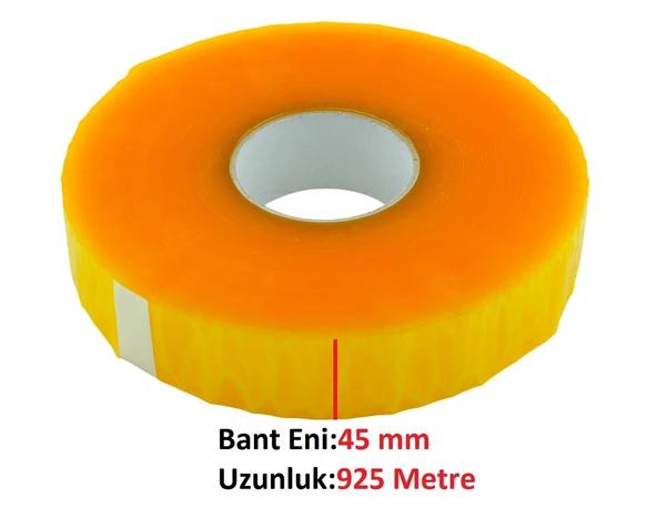 Büyük Rulo 45mm x 925m Makine Bandı Paketleme Bandı m3 ürün görseli 1